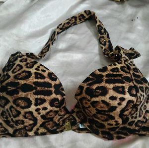 Leopard Print Bra