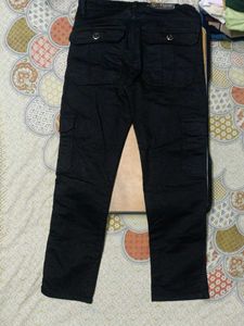 Stylish Black In-Finite Cargo Pants