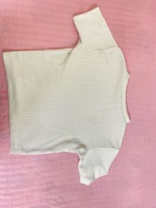 Cream Colored T-Shirt (stretchy)