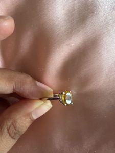 Elegant original NATURAL CITRINE 925 silver Ring