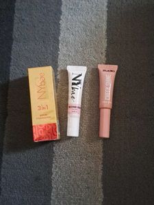 Nybae 3 in 1 Serum Foundation & Zudio Cheek Shine