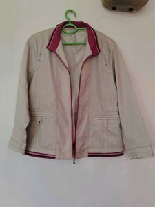 Beige Casual Jacket