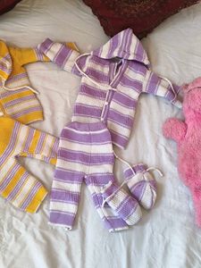 Combo Of Beautiful Cute Set With Teddy Hankey