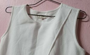 White Sleeveless Dress