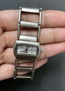 Maxima Women's Silver Tone Watch