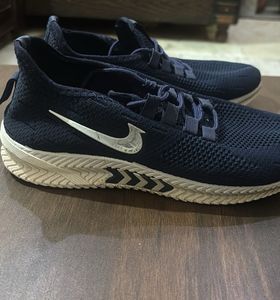 Navy Blue Nike Running Shoes