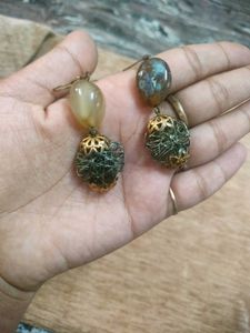 Beaded Necklace &amp; Earring Set