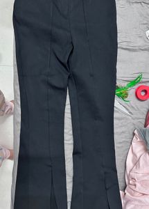 Chic Black Flared Pants