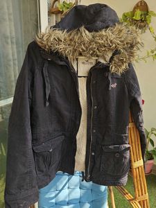 Imported Woolen Jacket With Fur