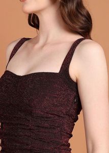 limited time offerrrrSparkly Ruched Bodycon Dress