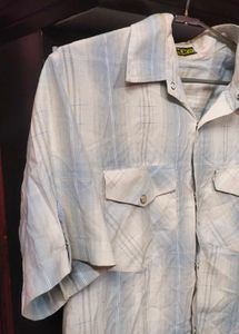 Striped Button-Down Shirt