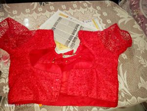 Red Lace Blouse