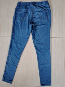 Faded Blue Denim Jeans