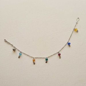 Boho Anklet with Colorful Beads