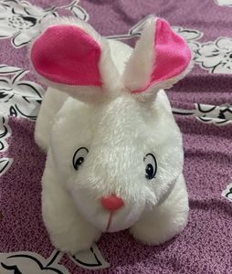 Cute White Plush Bunny Toy