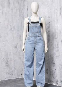 New Light Wash Denim Overalls