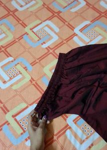 Maroon Polka Dot Ethnic 3piece suit