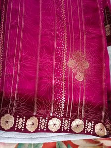 New Purple Colour double Shade Saree
