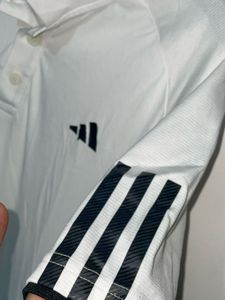 Adidas White Polo T-Shirt