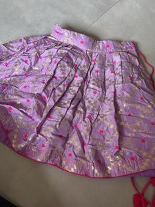 Girls' Festive Lehenga Choli Set