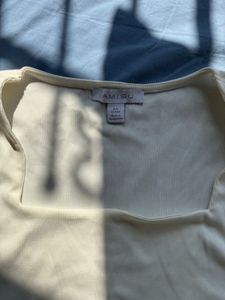 Cream Long Sleeve Top