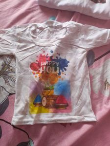 Kid Holi Tshirt