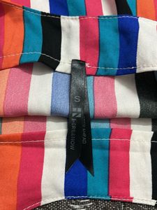 Striped Cami Top with Lace Trim