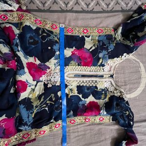 Elegant Floral Kurta