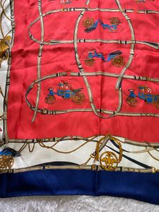 Vintage Carriage Print Scarf