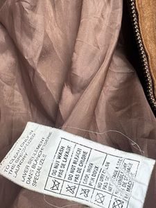 Brown Suede Bomber Jacket