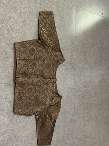 Elegant Brocade Blouse