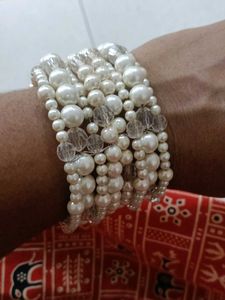 handcrafted beaded cuff bracelet combo pack 4