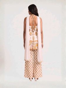 Nishorama Jamna halterneck Corset Kurti Set