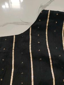 Elegant Black Striped kurta