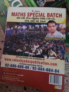 Advance Maths Book by Rakesh Yadav