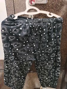 Cute Heart Print capri pants