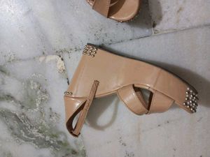 Tan Wedge Sandals
