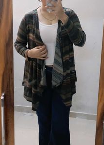 Striped Knit Cardigan