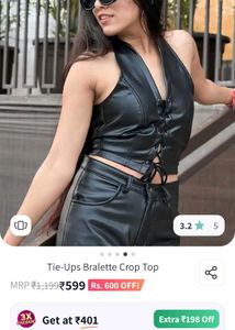 Leather top