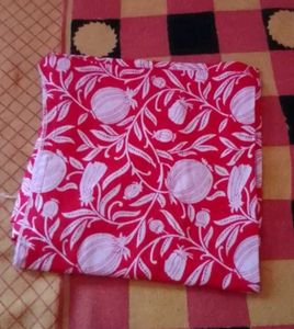 Red Floral Y2k short kurti