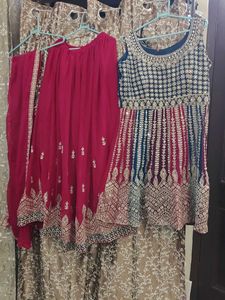 Elegant Embroidered Anarkali Suit