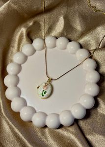 Vintage Floral Locket Necklace