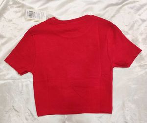 Cute Cat Graphic Crop Tee - XS/S