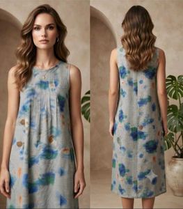 🎀Abstract Print Sleeveless Dress🎀