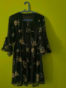Chic Floral Print Dress