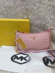 Michael Kors Pink Logo Shoulder Bag
