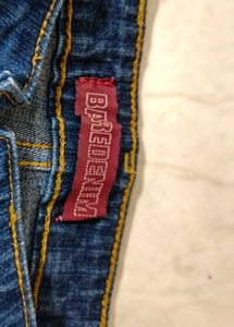 Blue Denim Bootcut Jeans