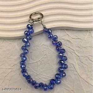 Sparkling Beaded Keychain Charm