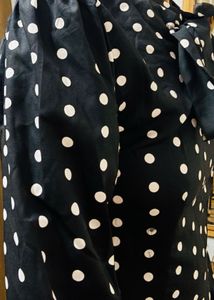 Polka Dot Short Dress with full sleeves