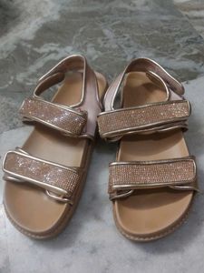 ALDO Sparkly Gold Sandals